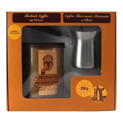 Кофе молотый Kurukahveci Mehmet Efendi Turkish Ground Coffee подарочный набор 250 г 2781711841 фото