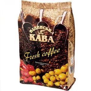 Кофе в зернах Віденська кава Fresh coffee 500 г 1820702405 фото