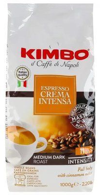 Кофе в зернах Kimbo Espresso Crema Intensa 1 кг 2622791180 фото