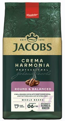 Кава в зернах Jacobs Crema Harmonia 1 кг 2872328390 фото