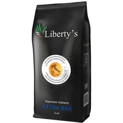 Кава в зернах LIBERTY'S Extra Bar 1 кг 2003186692 фото