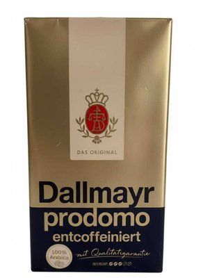Мелена кава Dallmayr Prodomo Entcoffeiniert (без кофеїну) 500г 2354333569 фото