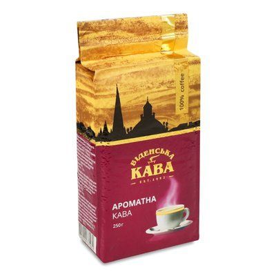 Кофе молотый Венский кофе Львовский ароматный 250 г 2793496621 фото