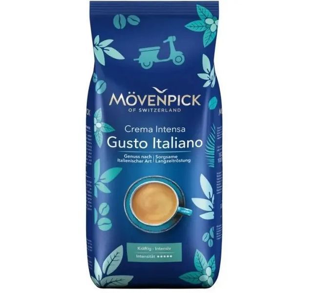 Кава в зернах Movenpick Gusto Italiano Crema Intensa 1кг 2128160057 фото