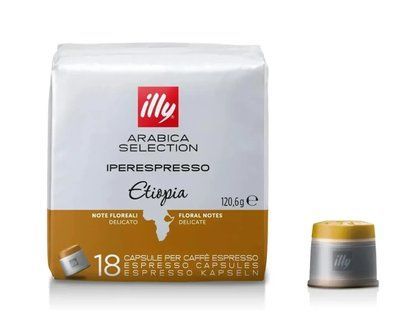 Кава в капсулах illy IPSO Etiopia 18 шт (18*6,7) 2872367917 фото
