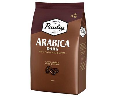 Кава в зернах Paulig Arabica Dark 1 кг 2072010594 фото