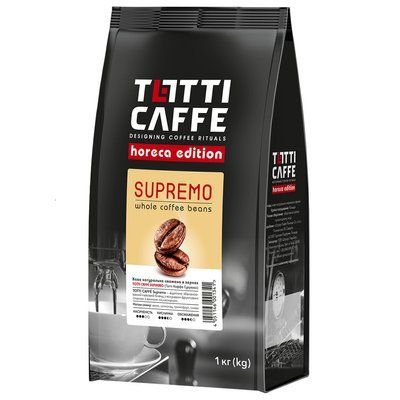 Кофе в зернах TOTTI Cafe Supremo 1 кг 2128197001 фото