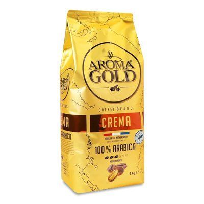Кава в зернах Aroma Gold Crema 1кг 2467662747 фото