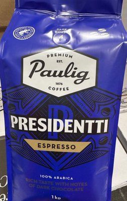 Кава в зернах Paulig Presidentti ESPRESSO 1кг 2575134732 фото