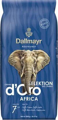 Кава в зернах Dallmayr Crema D'oro AFRICA 1кг 2143662665 фото
