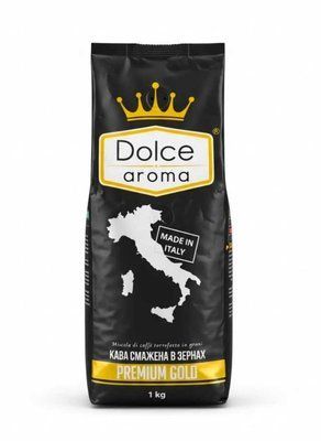 Кава в зернах DOLCE AROMA Premium Gold 1 кг 2204042733 фото