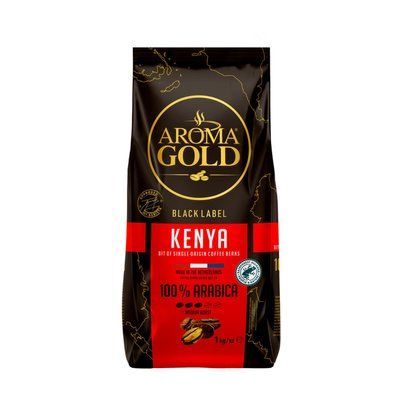 Кава в зернах Aroma Gold Black Label Kenya 1 кг 2440018892 фото