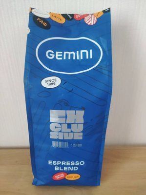 Кава в зернах Gemini Exclusive 1 кг. 2085310968 фото