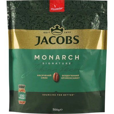 Кава розчинна Jacobs Monarch 500 г 2752375813 фото