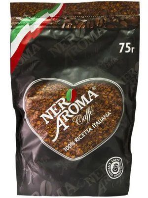 Кава розчинна Nero Aroma Classico 75 г 2095763603 фото