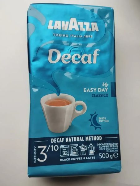 Кава в зернах без кофеїну Lavazza Dek 500г 2275711994 фото