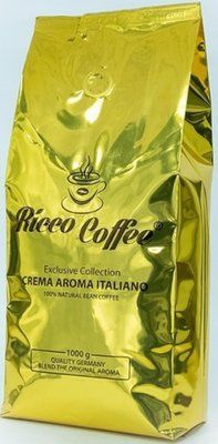 Кава в зернах Ricco Coffee Crema Aroma Italiano 1 кг 2781622265 фото