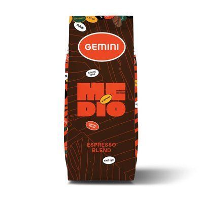 Кава в зернах Gemini Espresso Medio 1 кг 2106687561 фото