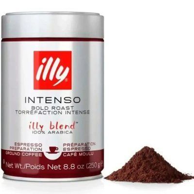 Кава мелена illy Intenso Dark Roasted 250г з/б Італія 2580739054 фото