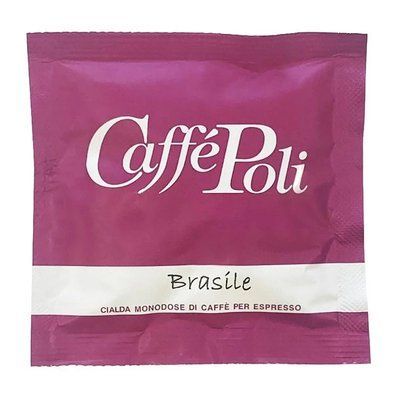 Кава в монодозах чалдах Caffe Poli Brasile 100 шт 2178720541 фото