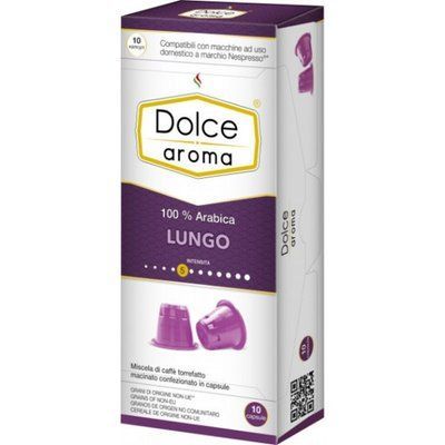 Кава в капсулах Dolce Aroma Lungo, 10 капсул Nespresso 2822118674 фото