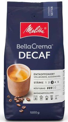 Кофе в зернах Melitta BellaCrema DECAF 1 кг 2999394334 фото