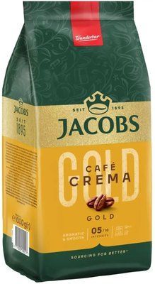 Кава в зернах Jacobs Cafe Crema Gold 1 кг 2568420445 фото