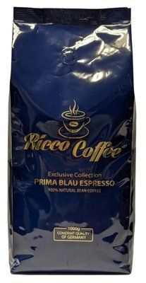 Кава в зернах Ricco Coffee Prima Blau Espresso 1 кг 2781629980 фото