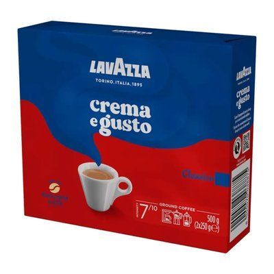 Кофе молотый Lavazza Crema e Gusto 2*250 гр (серый) 2440037579 фото