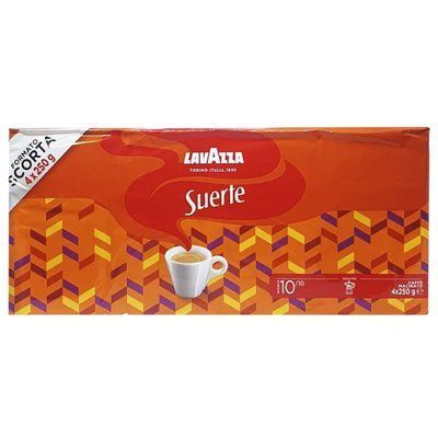 Кава мелена Lavazza Suerte, (4*250г) 3142876090 фото
