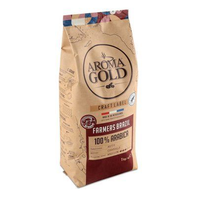 Кава в зернах Aroma Gold Farmers Brazil 1кг 2613075849 фото